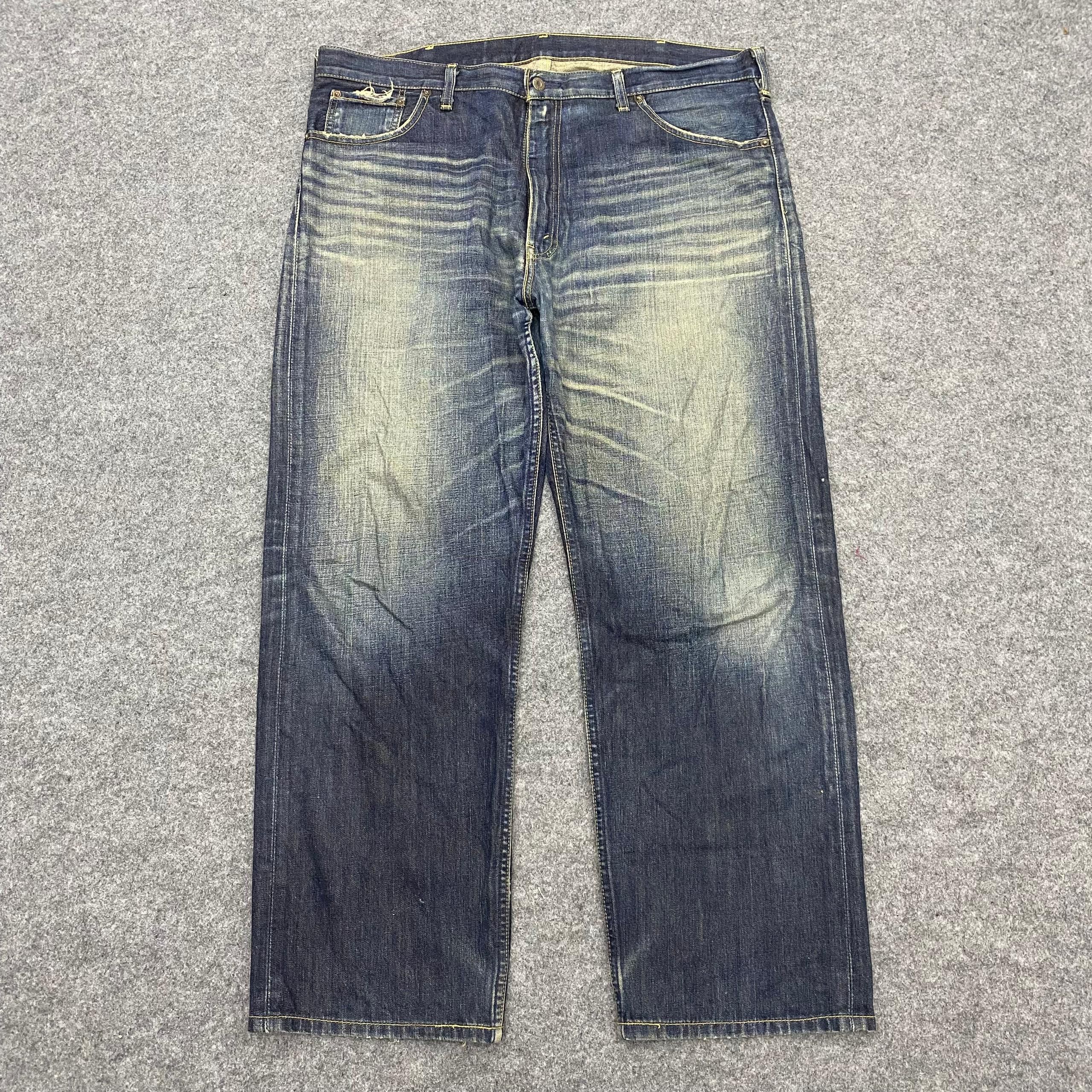 💥Big Size💥Vintage Levis 503 Distressed Denim