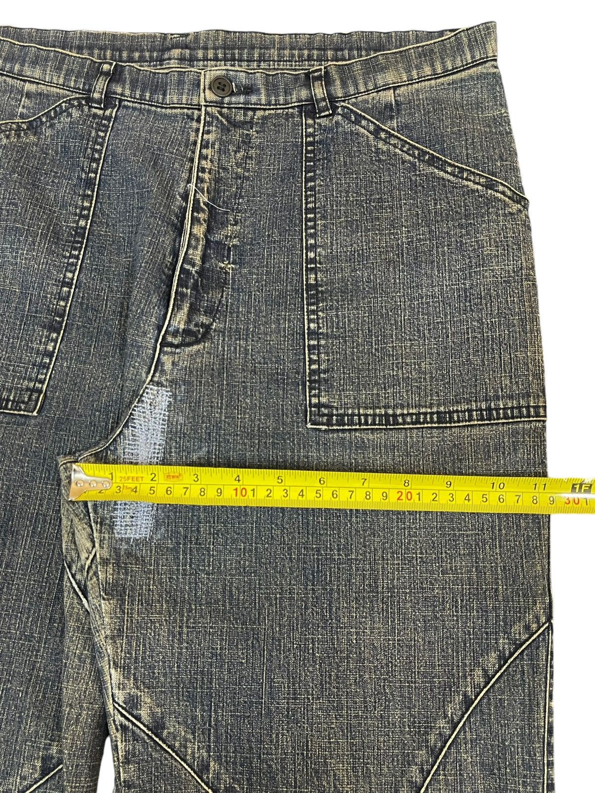 Issey Miyake Vintage Japanese Brand Avant Garde Style Baggy Jeans Size US 32 / EU 48 - 14 Thumbnail