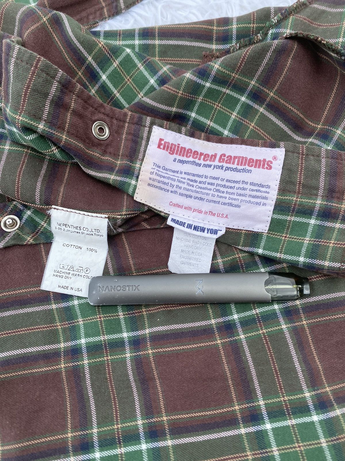 Engineered Garments Rare Engineered Garments Checkered Buttons Shirt Size US M / EU 48-50 / 2 - 13 Thumbnail
