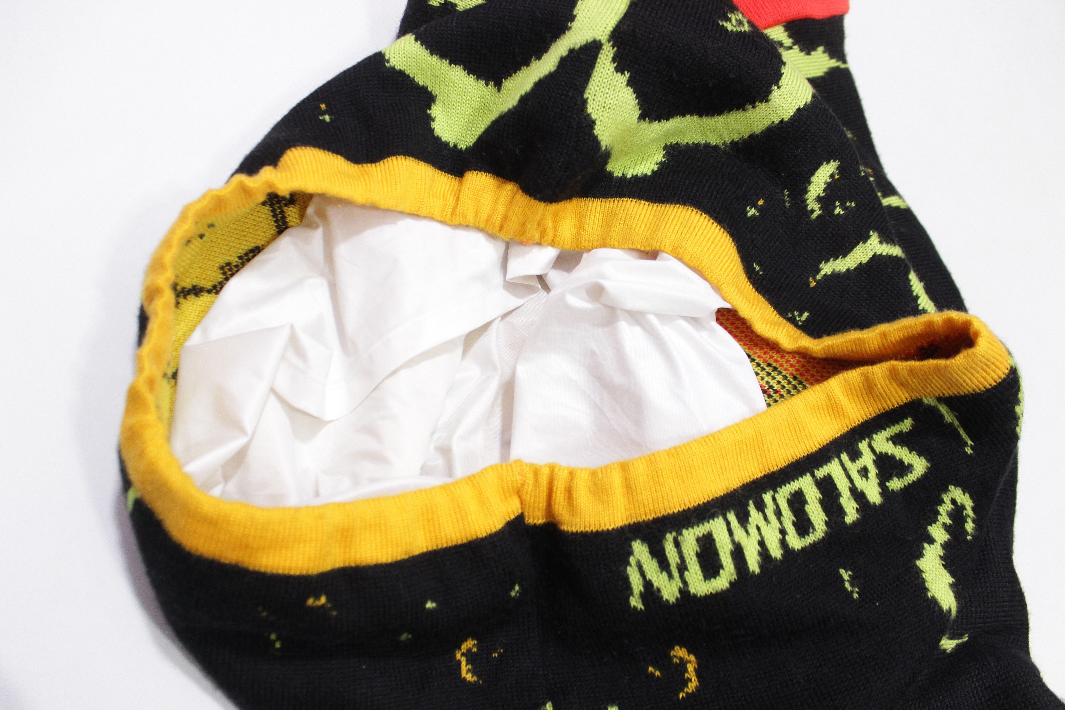 Salomon 80S Acid Big Logo Multicolor Ski Heavy Knit Size US L / EU 52-54 / 3 - 8 Thumbnail