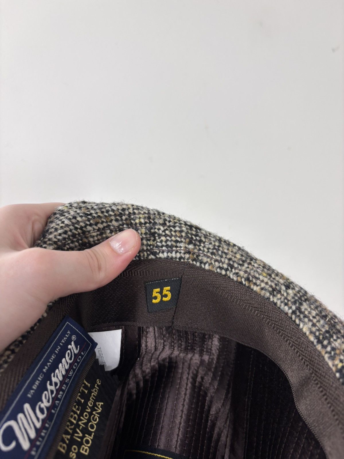 Other Moessmer Barbetti Bologna Wool Tweed Trilby Fedora Hat Size ONE SIZE - 7 Thumbnail