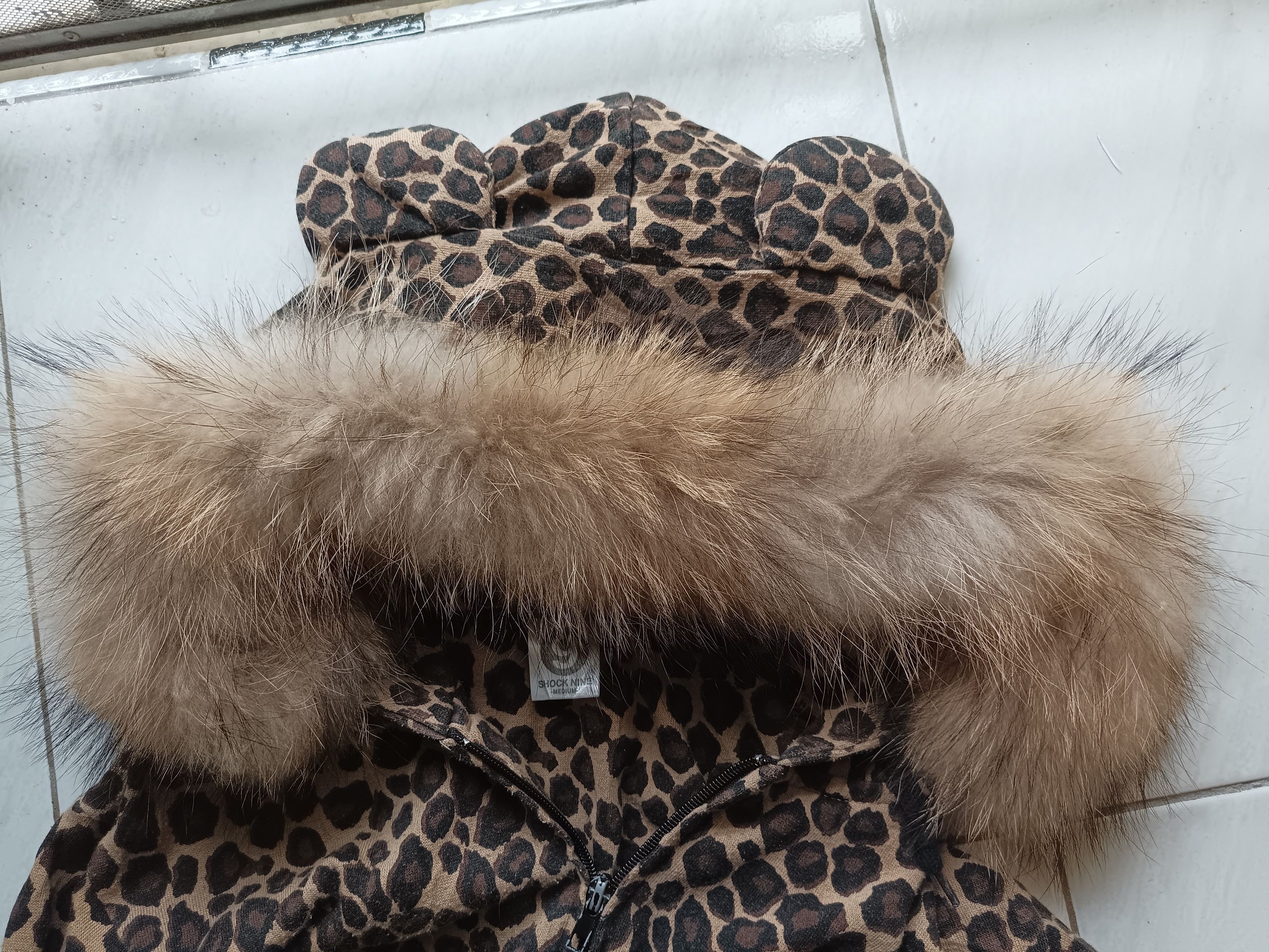 If Six Was Nine × Japanese Brand × Le Grande Bleu (L.G.B.) Y2K SHOCK NINE Leopard Ear Fur Zipper Hoodie Size US M / EU 48-50 / 2 - 7 Thumbnail