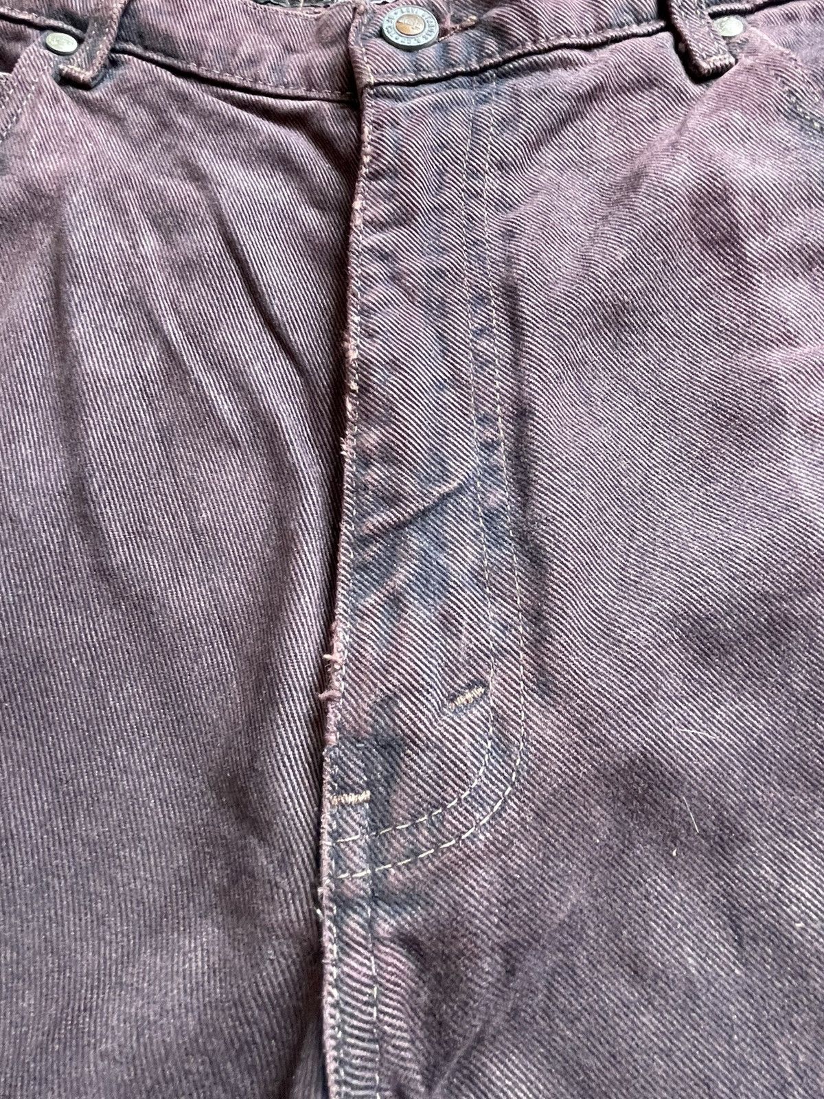 Levi's Vintage Rare 90’s Levis Silvertab Baggy Maroon Colour Size US 36 / EU 52 - 20 Thumbnail