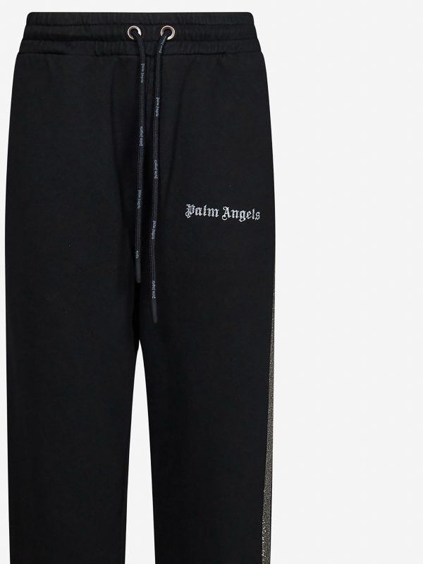Palm Angels o1y0325 Logo Jogger & Sweatpant in Black Size US 34 / EU 50 - 2 Thumbnail