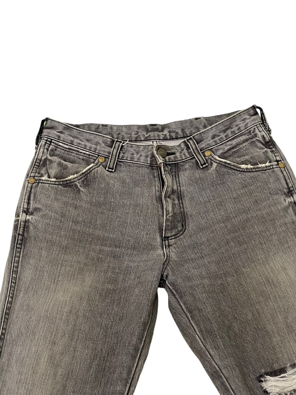 Japanese Brand Flare Jeans Vtg Wrangler Faded Distress Boot Cut 7🟦0 Size US 30 / EU 46 - 8 Thumbnail