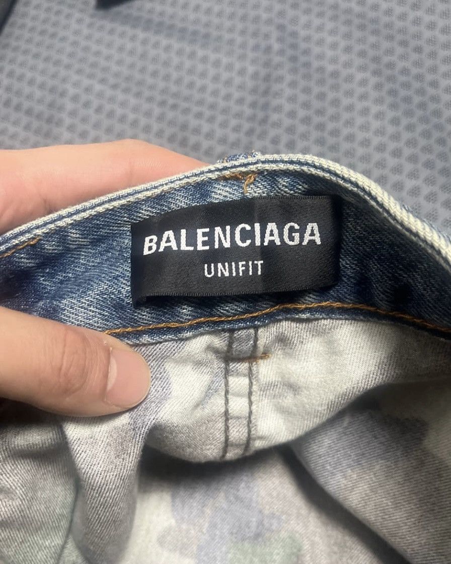 Balenciaga Balenciaga Camo Slashed Layer Denim Pants Size US 30 / EU 46 - 3 Thumbnail