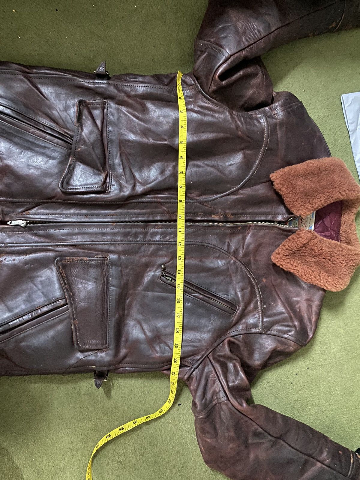 Aero Leathers 🔥Vintage Aero Leather halfbelt highwayman jacket Size US S / EU 44-46 / 1 - 18 Thumbnail