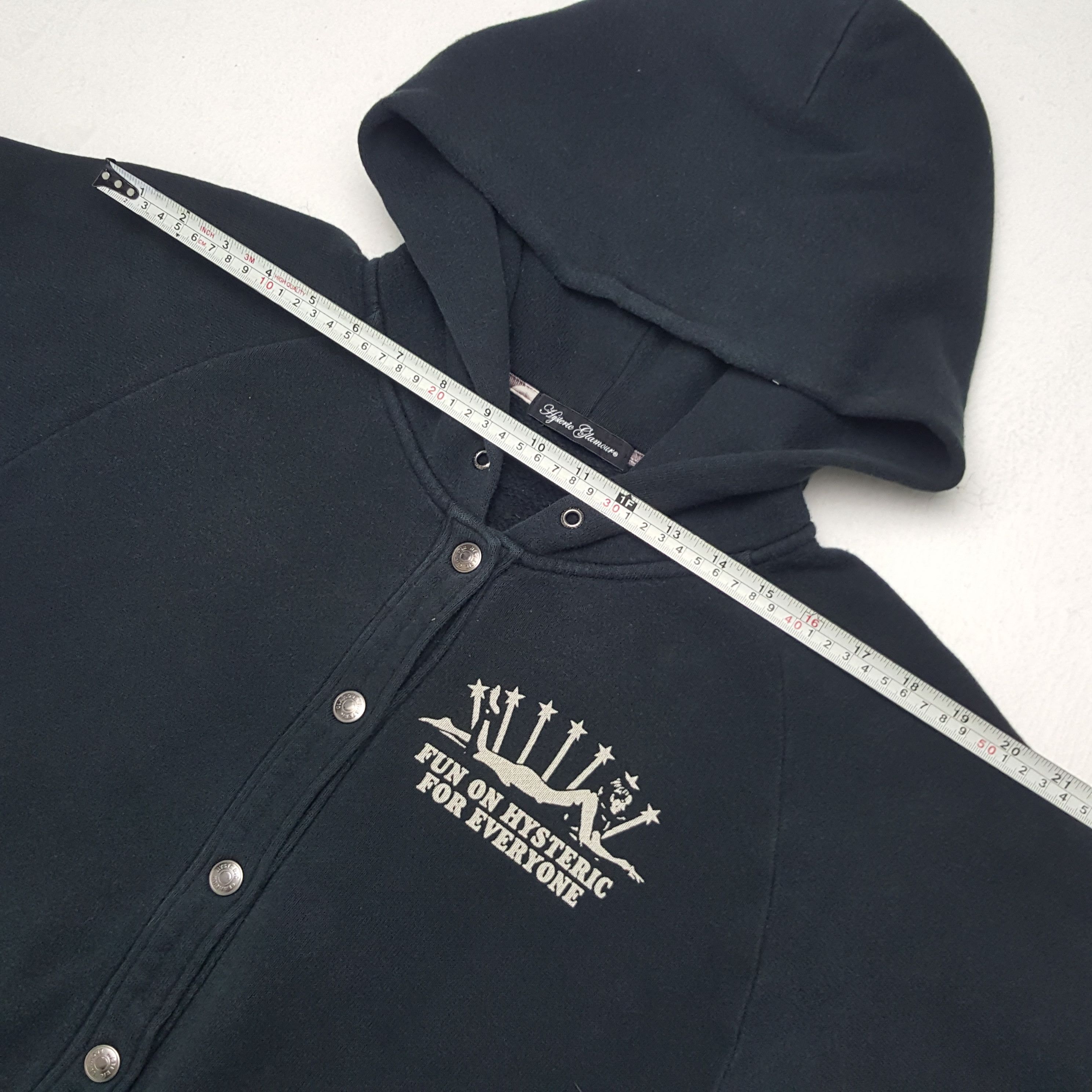 Hysteric Glamour × Japanese Brand × Vintage Vintage Hysteric Wicked Button Up Sweatshirt Hoodies Size M / US 6-8 / IT 42-44 - 6 Thumbnail