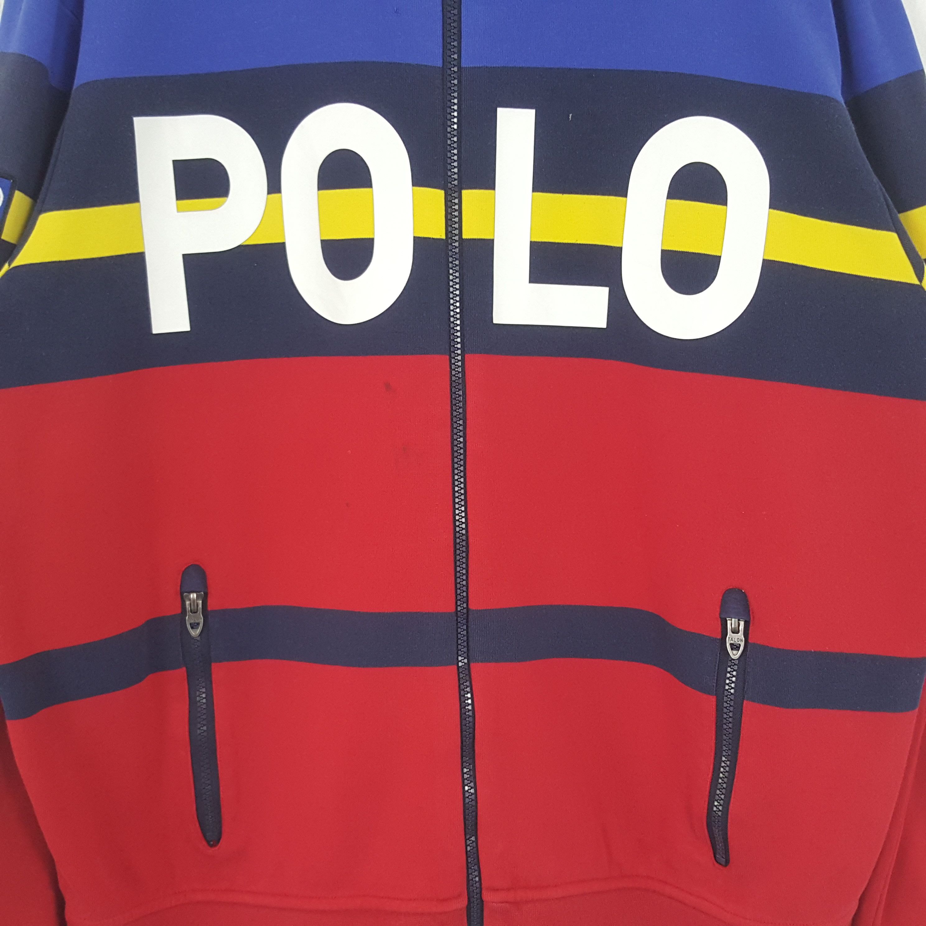 Polo Ralph Lauren × Vintage Vintage Polo by Ralph Lauren American Brand Zipper Jacket Size US XL / EU 56 / 4 - 2 Thumbnail