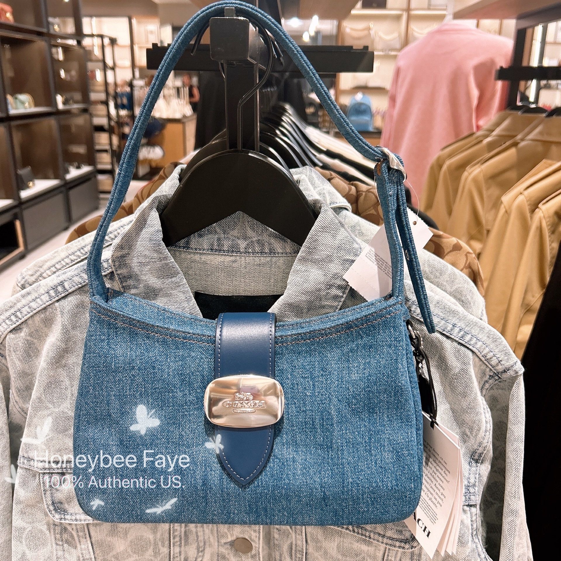 Coach Eliza Shoulder Bag In Signature Denim CAK45 Size ONE SIZE - 2 Thumbnail