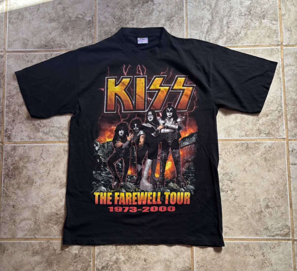 Vintage Kiss Tour 2000 Size US L / EU 52-54 / 3 - 1 Thumbnail