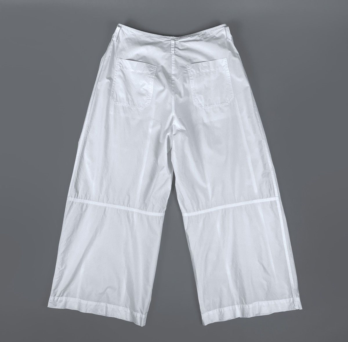 Rundholz Women's Rundholz Black Label White Baggy Fit Pants Size M L Size 31" - 5 Thumbnail