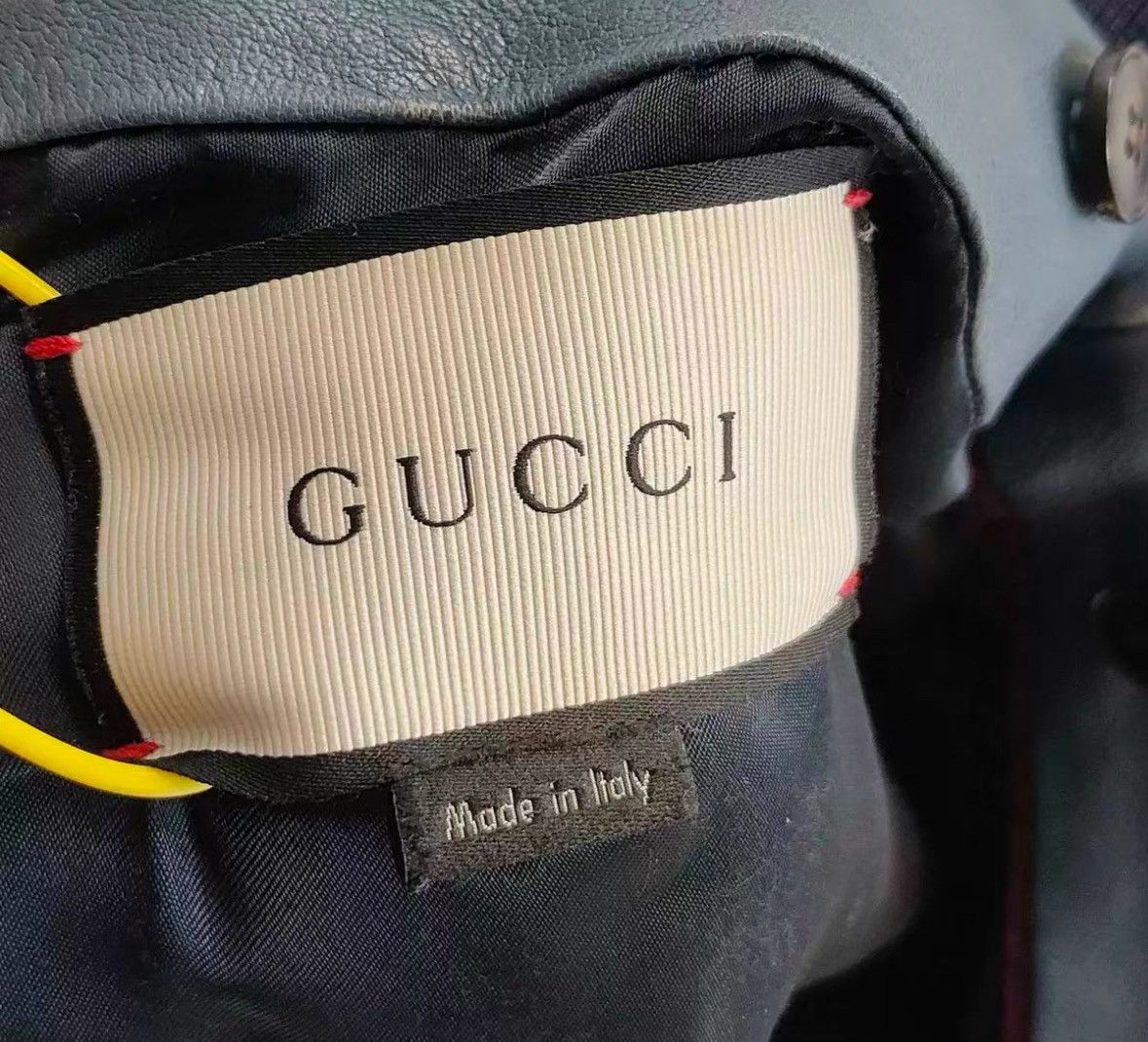 Gucci Gucci Leather Baseball Jacket Size US M / EU 48-50 / 2 - 4 Thumbnail