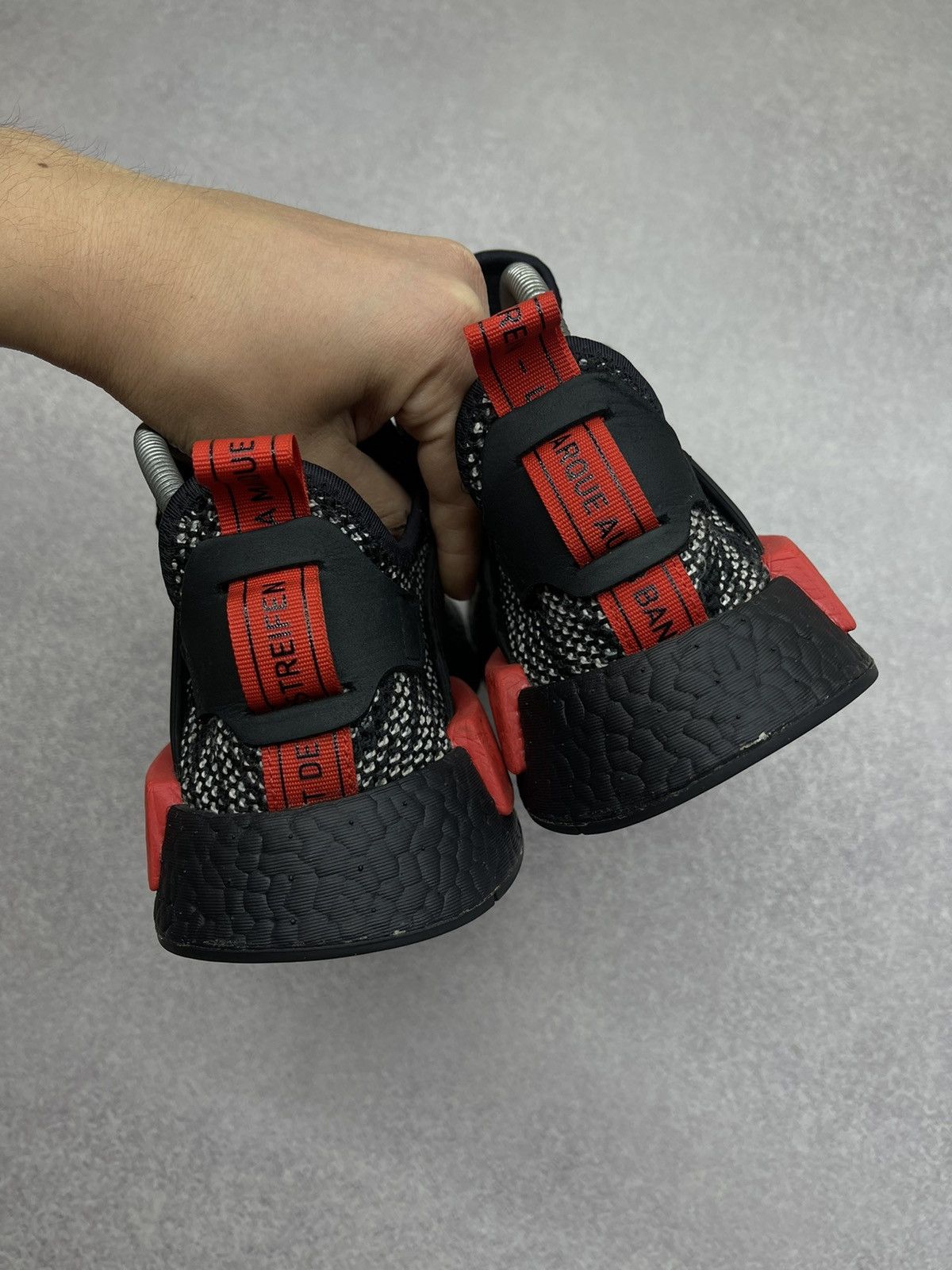 Adidas Adidas NMD XR1 Primeknit Bred Black Sneakers Limited Stock Size US 9.5 / EU 42-43 - 5 Thumbnail
