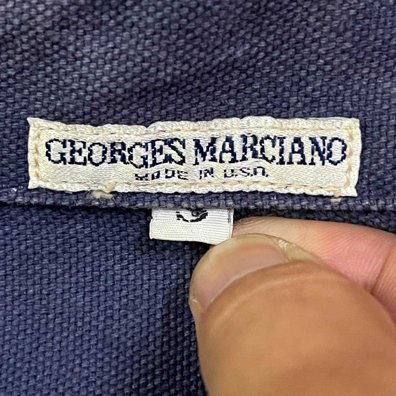 Georges Marciano Vintage Georges Marciano Guess Trucker Jacket Size US S / EU 44-46 / 1 - 8 Thumbnail