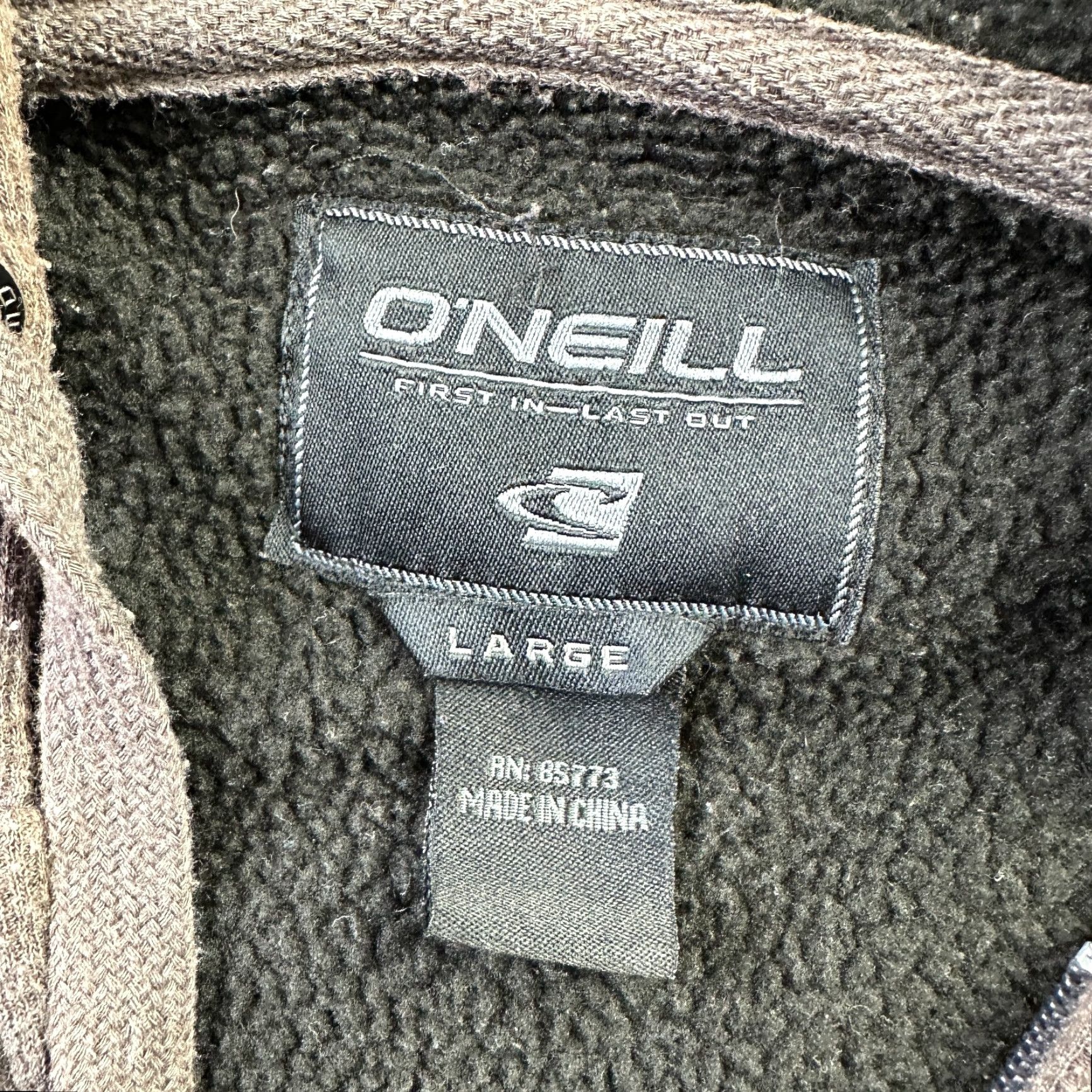 O'Neill VINTAGE O'Neill Hoodie Mens Large Brown Grunge Surf Skate Y2K Size US L / EU 52-54 / 3 - 7 Thumbnail