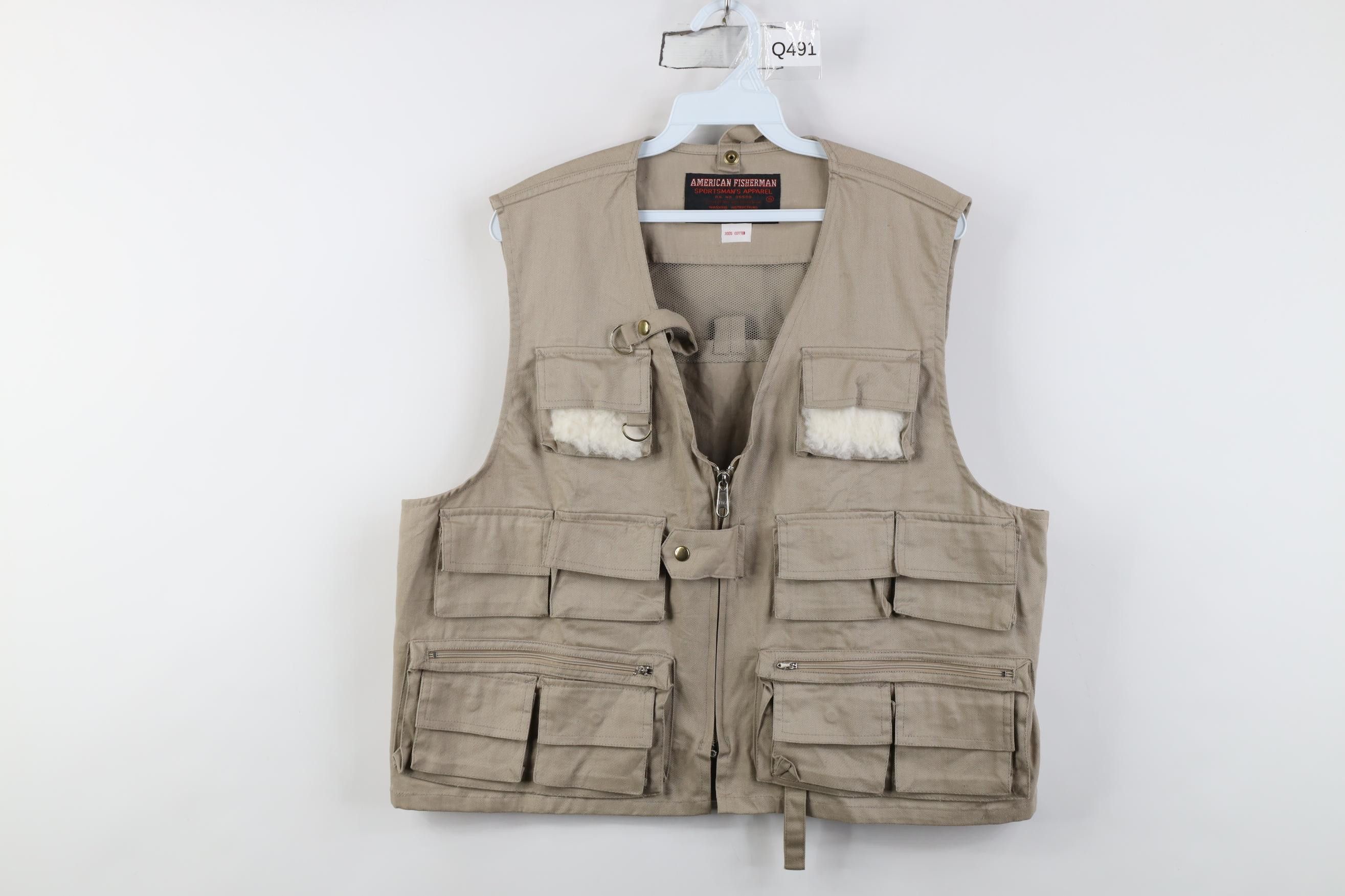 Vintage Vintage 90s Streetwear Fly Fishing Full Zip Vest Jacket Size US S / EU 44-46 / 1 - 1 Thumbnail