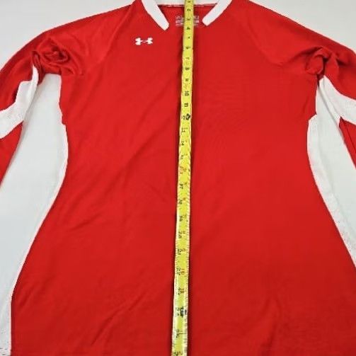 Under Armour Under Armour Volleyball T Shirt Women's M Red Long Sleeve HeatGear Fitted Size M / US 6-8 / IT 42-44 - 7 Thumbnail