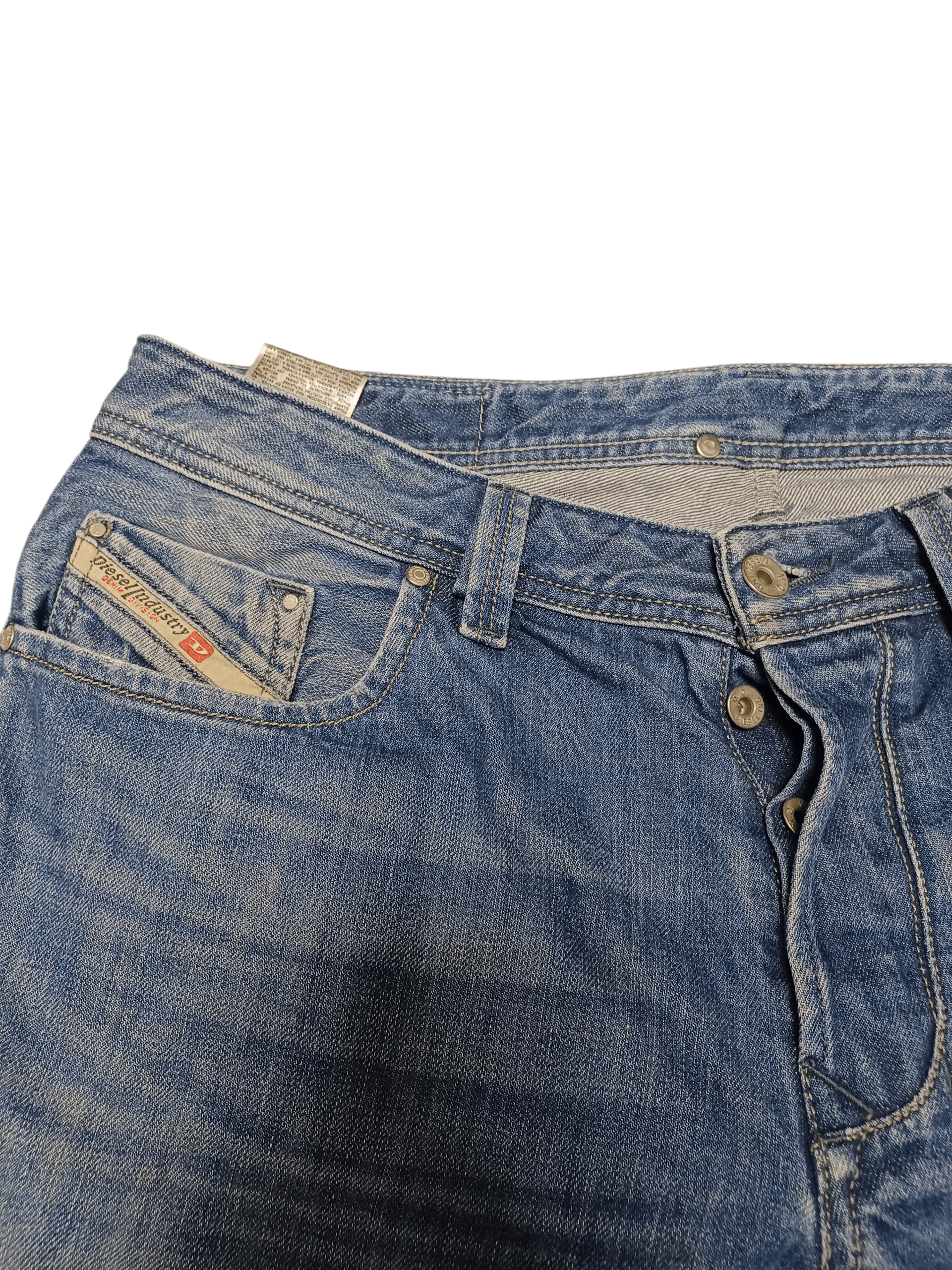 Diesel DIESEL LARKEE VINTAGE AVANT GARDE JEANS DENIM Size US 34 / EU 50 - 2 Thumbnail
