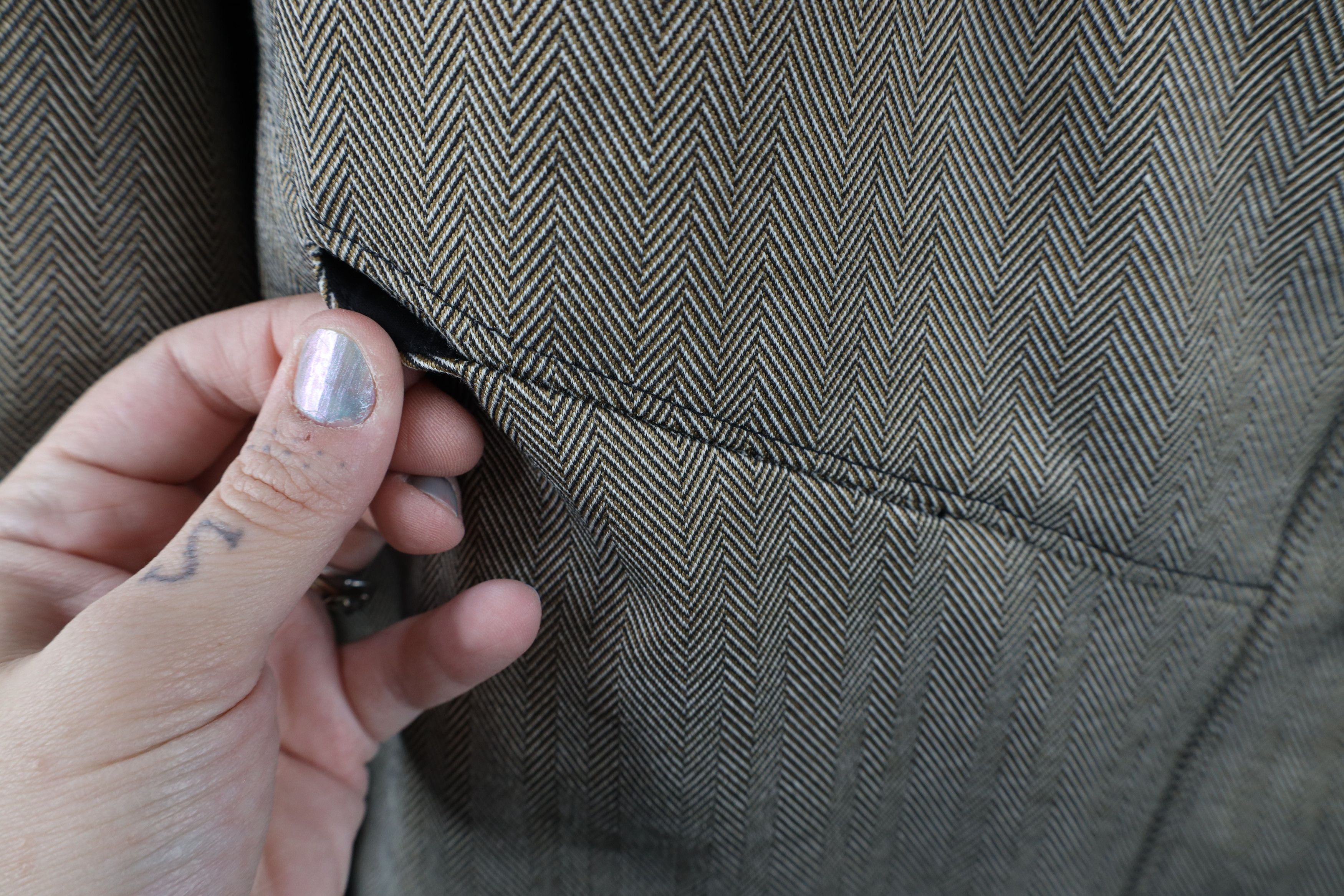 Vintage New Lane Bryant Military Style Clasp Blazer Jacket Coat Size XXL / US 16-18 / IT 52-54 - 5 Thumbnail