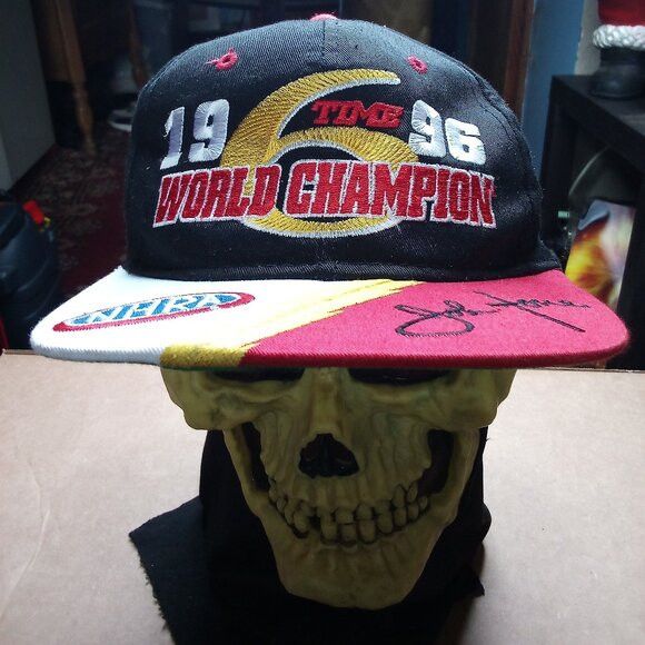 Vintage DS Vintage John Force World Champion 1996 Snap Back Hat Size ONE SIZE - 1 Thumbnail