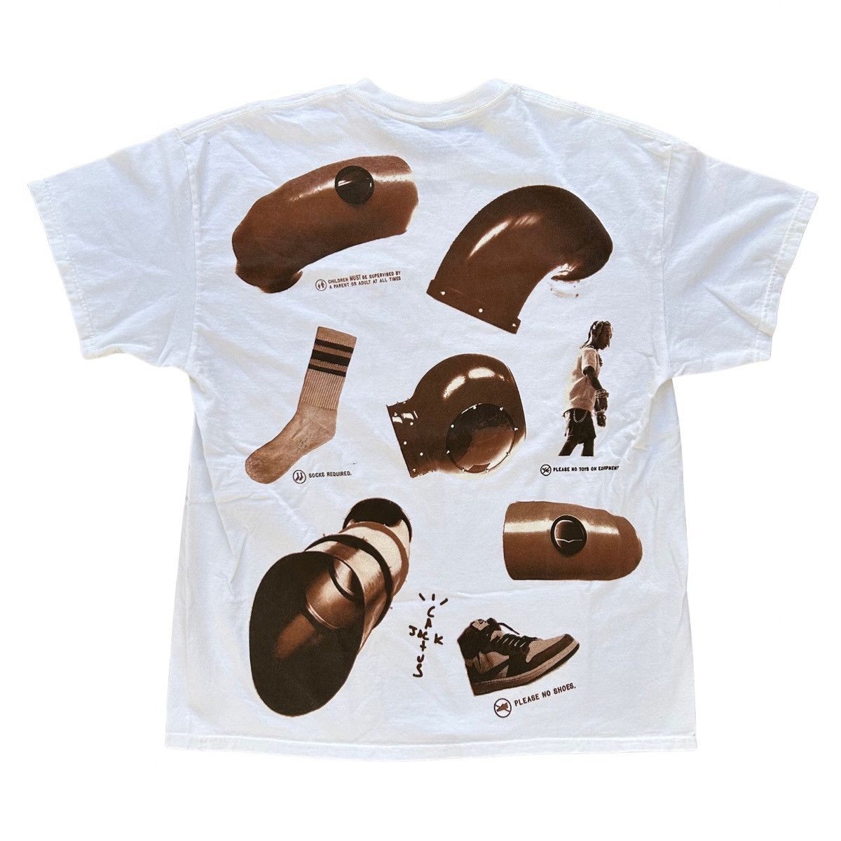 Travis Scott Cactus Jack McDonald’s Rules Shirt Merch Mocha Size Large Size US L / EU 52-54 / 3 - 1 Thumbnail