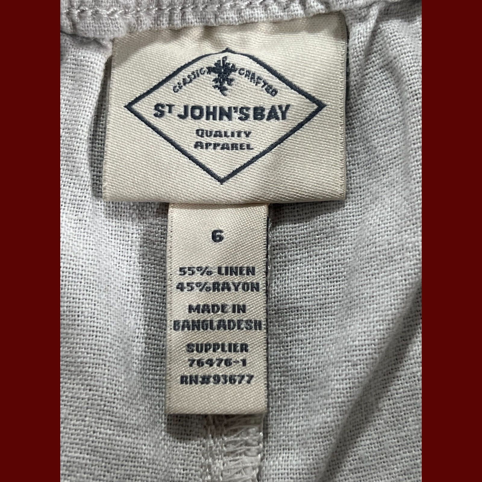 Other St. John's Bay - Women's Mid-Rise Skort - Beige - 6 Size 28" / US 6 / IT 42 - 10 Thumbnail