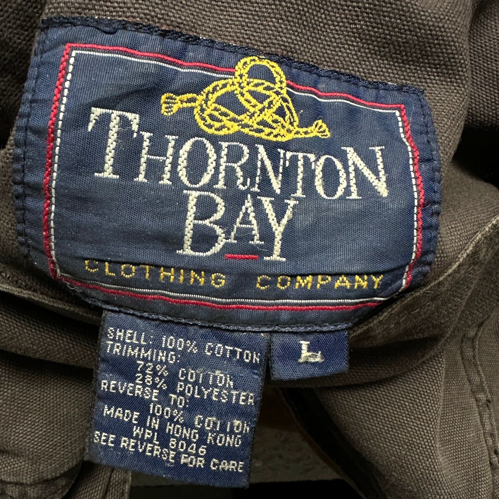 Vintage VINTAGE Thornton Bay Reversible Duck Canvas Chore Work Jacket Mens Large Brown Size US L / EU 52-54 / 3 - 3 Thumbnail
