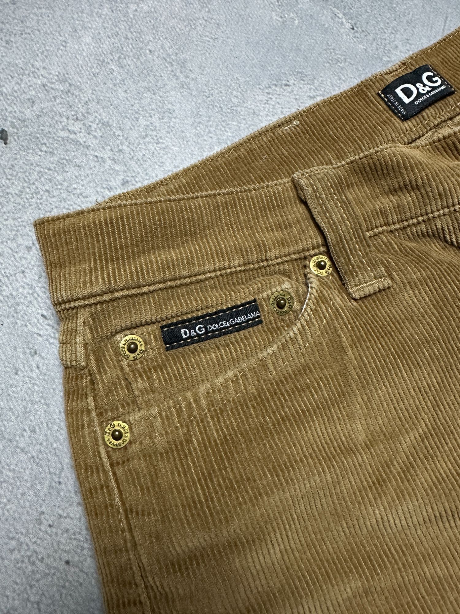 Dolce & Gabbana Dolce & Gabana Velour Lux Jeans Vintage Italy Rare 90s Pants Size US 30 / EU 46 - 6 Thumbnail