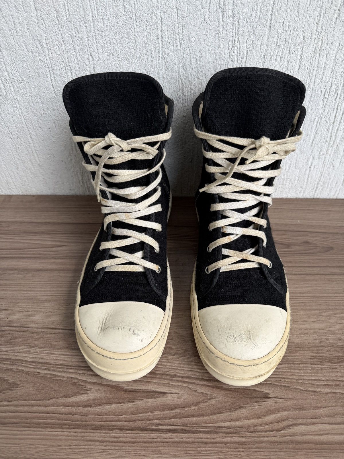 Rick Owens Drkshdw wool drkshdw ramones Size US 10.5 / EU 43-44 - 5 Thumbnail