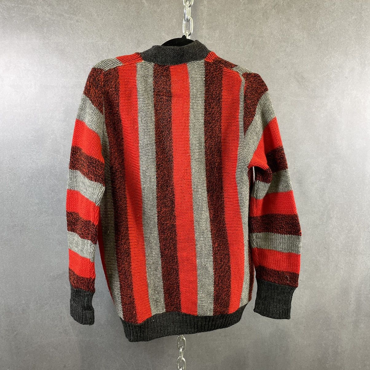 Jantzen 60s Janzten Striped Wool cardigan M-L Size US S / EU 44-46 / 1 - 5 Thumbnail