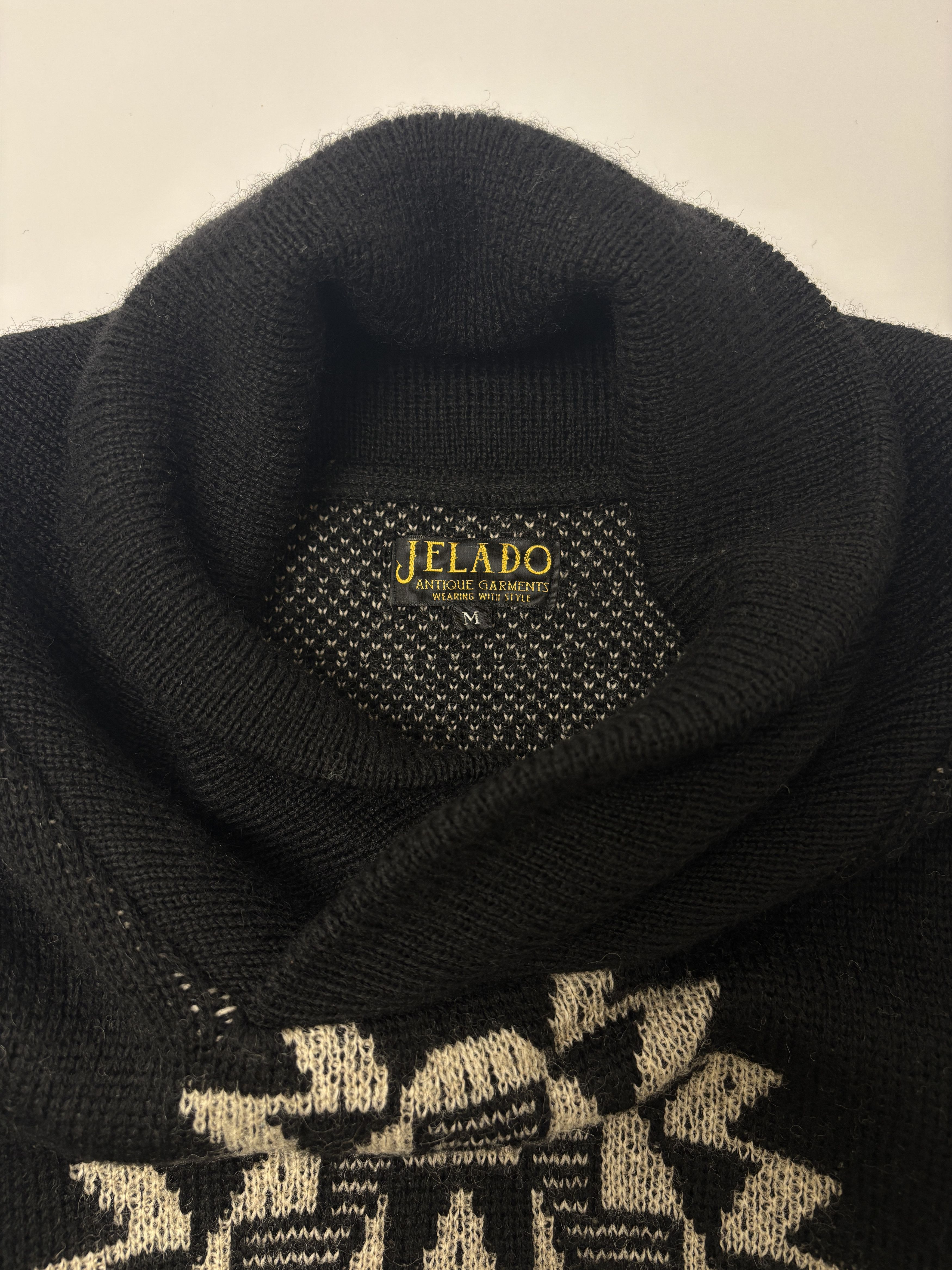Jelado Jelado Salem Wool Shawl Collar Knit Sweater Made in Japan Size US M / EU 48-50 / 2 - 4 Thumbnail