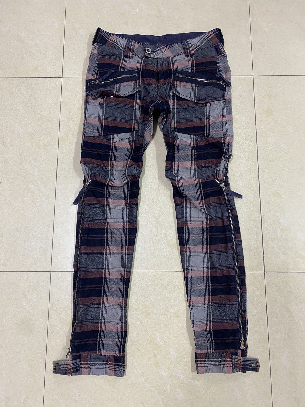 Marithe + Francois Girbaud Bondage🔥Marithe Francois Girbaud Plaid Pants Size US 30 / EU 46 - 1 Thumbnail