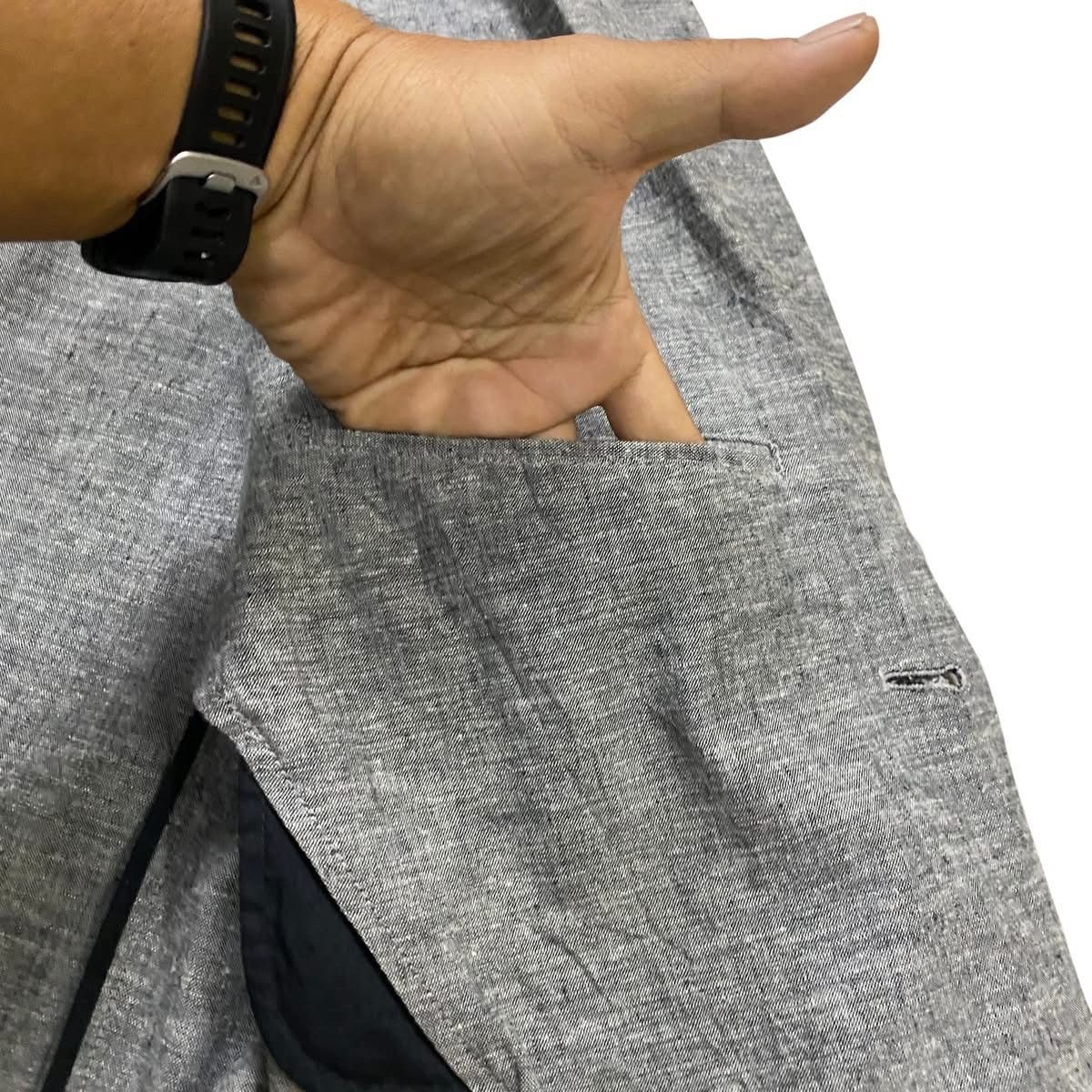 GU Gu rayon hemp blazer coat Size US L / EU 52-54 / 3 - 8 Thumbnail
