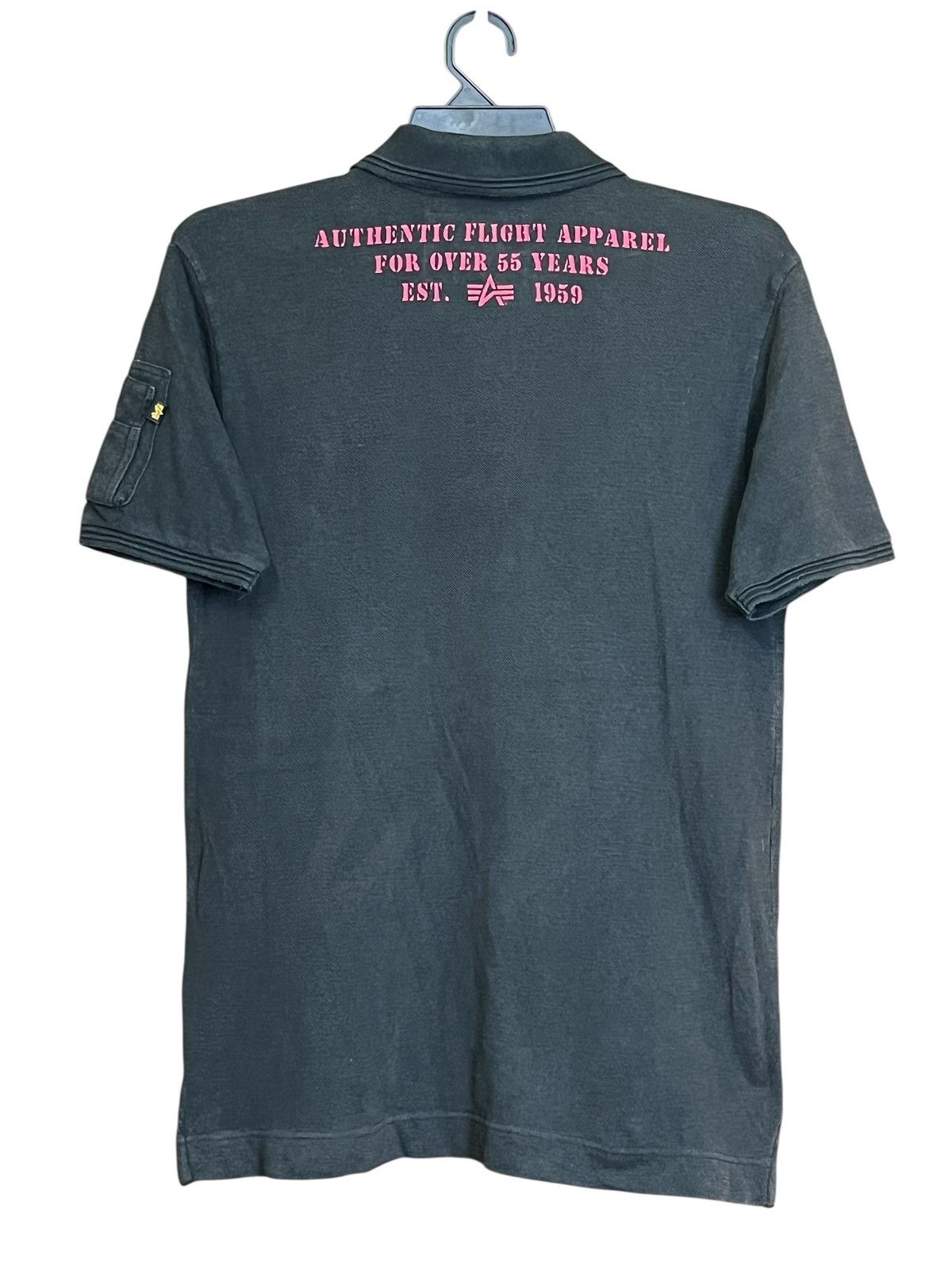 Alpha Industries Army🔥Vintage ALPHA INDUSTRIES u.s air force polo shirts Size US M / EU 48-50 / 2 - 2 Thumbnail