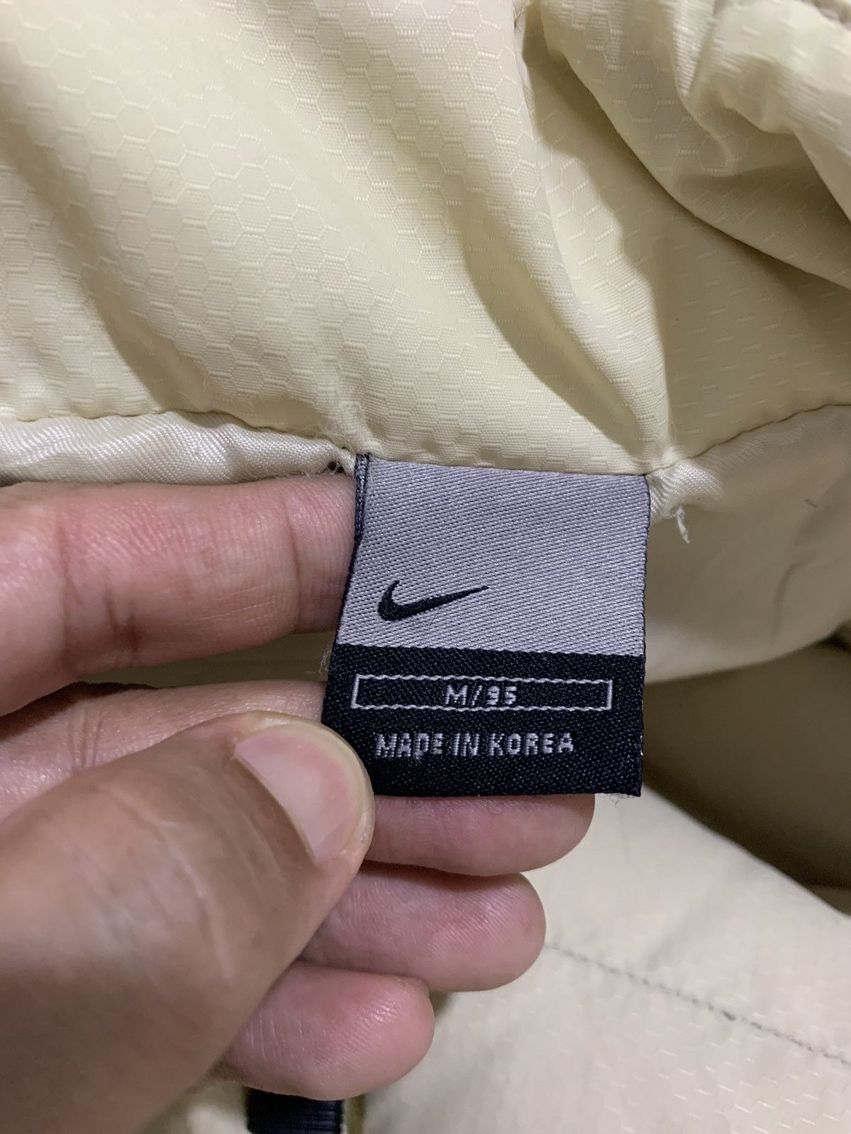 Nike × Vintage Vintage Nike puffer jacket bomber down jacket Size US L / EU 52-54 / 3 - 9 Thumbnail