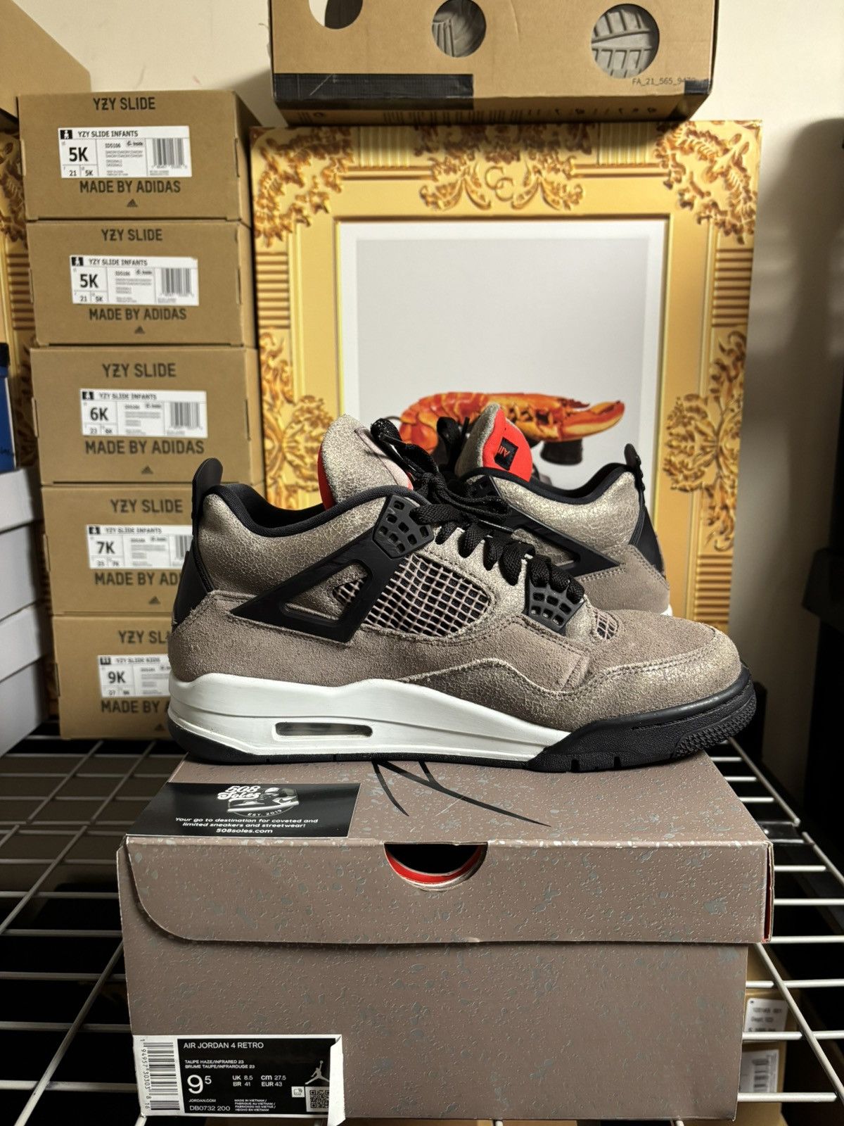 Jordan Brand Jordan 4 Retro Taupe Haze Size US 9.5 / EU 42-43 - 5 Thumbnail
