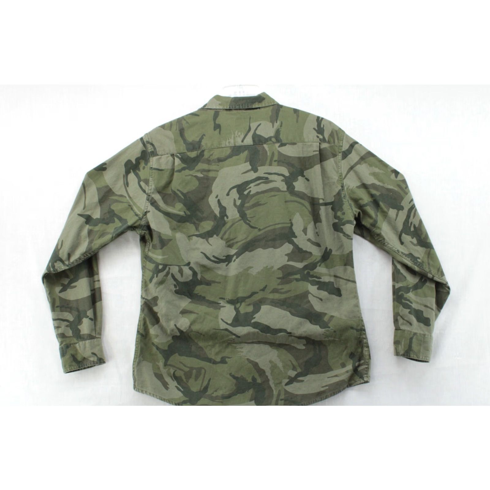 Wrangler VINTAGE Wrangler Camo Flex Shirt Men's L Woodland Camo Hunting Prepper Military Shirt Size US L / EU 52-54 / 3 - 3 Thumbnail