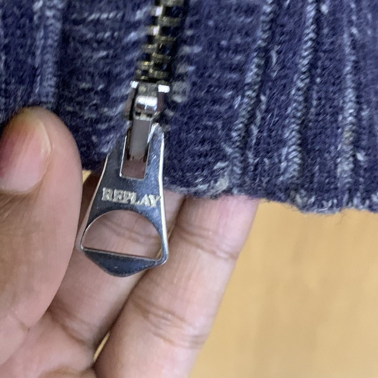 Replay Replay Big Logo Zipper Hoodie Knit Size US M / EU 48-50 / 2 - 9 Thumbnail