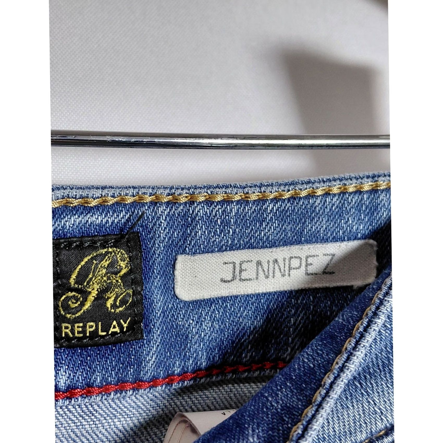 Replay Replay Blue Replay Jeans Denim Pants Solid Regular Women Size 26 Jeans Denim Solid Regular Women Size 26 Size 26" / US 2 / IT 38 - 7 Thumbnail