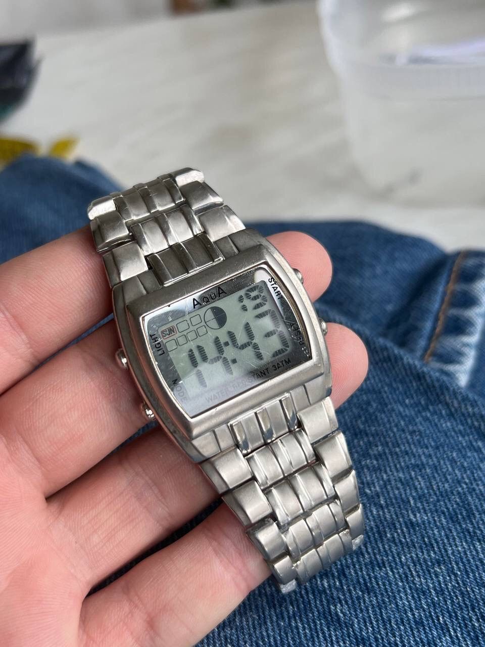 Japanese Brand × Vintage Futuristic Vintage Japanese Style Digital Watch Rectangle Size ONE SIZE - 4 Thumbnail