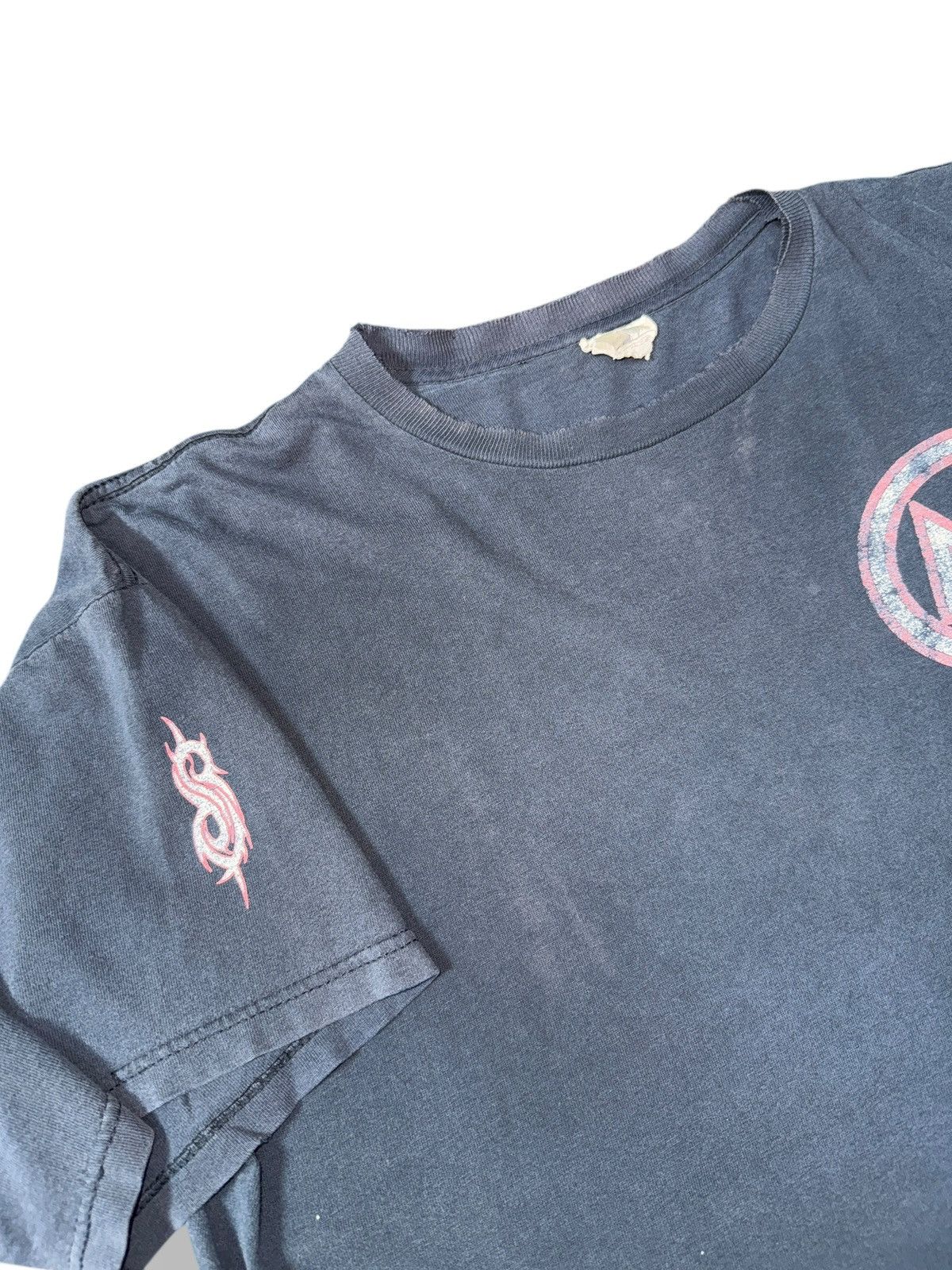 Band Tees × Slipknot × Vintage *RARE* 1990s VINTAGE BLUE GRAPE SLIPKNOT MAGGOT CORPS TEE Size US XL / EU 56 / 4 - 3 Thumbnail