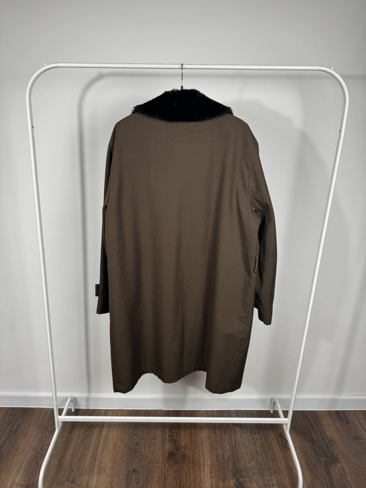 Other Vintage Brown Coat Faux Fur Collar Lined Winter Overcoat L Size US L / EU 52-54 / 3 - 12 Thumbnail