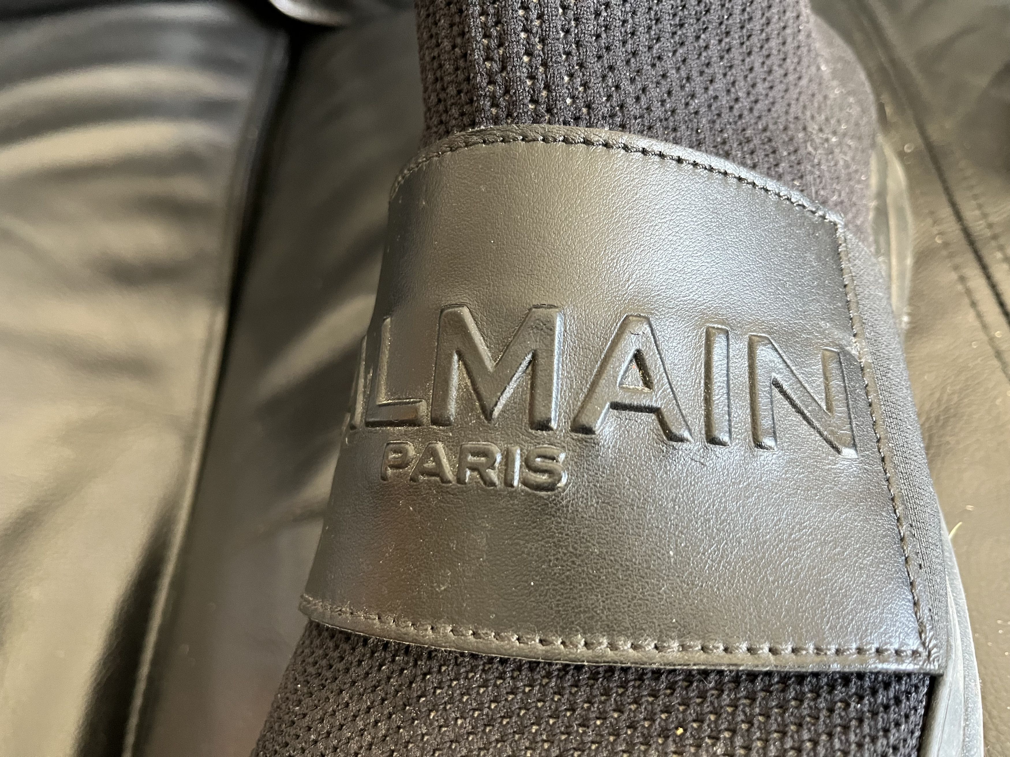 Balmain Balmain Paris Black Leather Strap Shoe Size US 12 / EU 45 - 8 Thumbnail