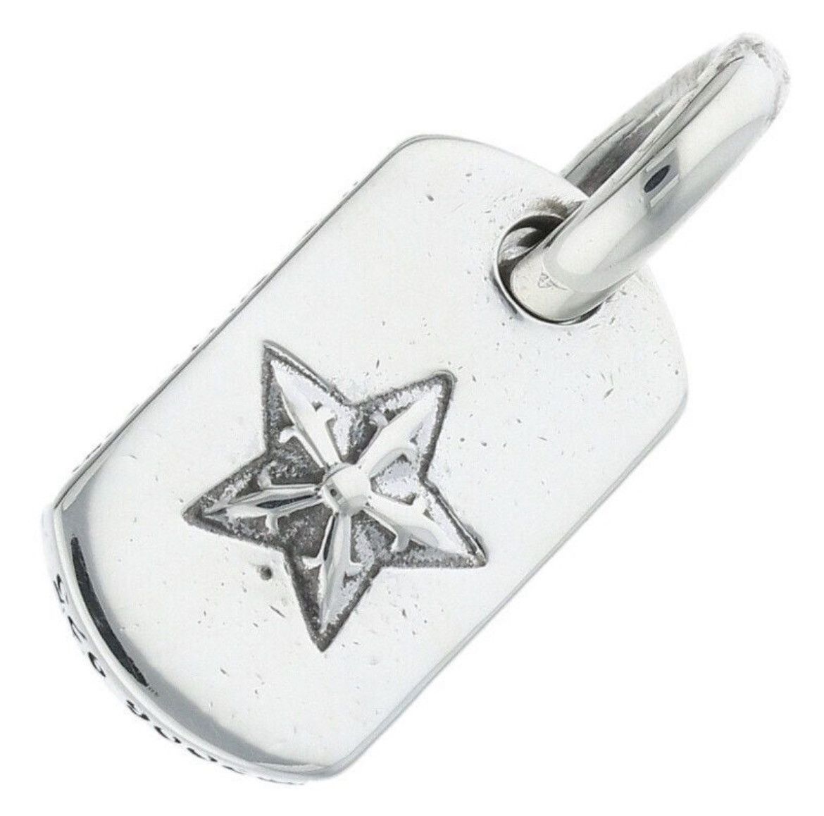 Chrome Hearts Chrome Hearts Tiny Dog Tag Star PAVE Necklace Size ONE SIZE - 2 Thumbnail