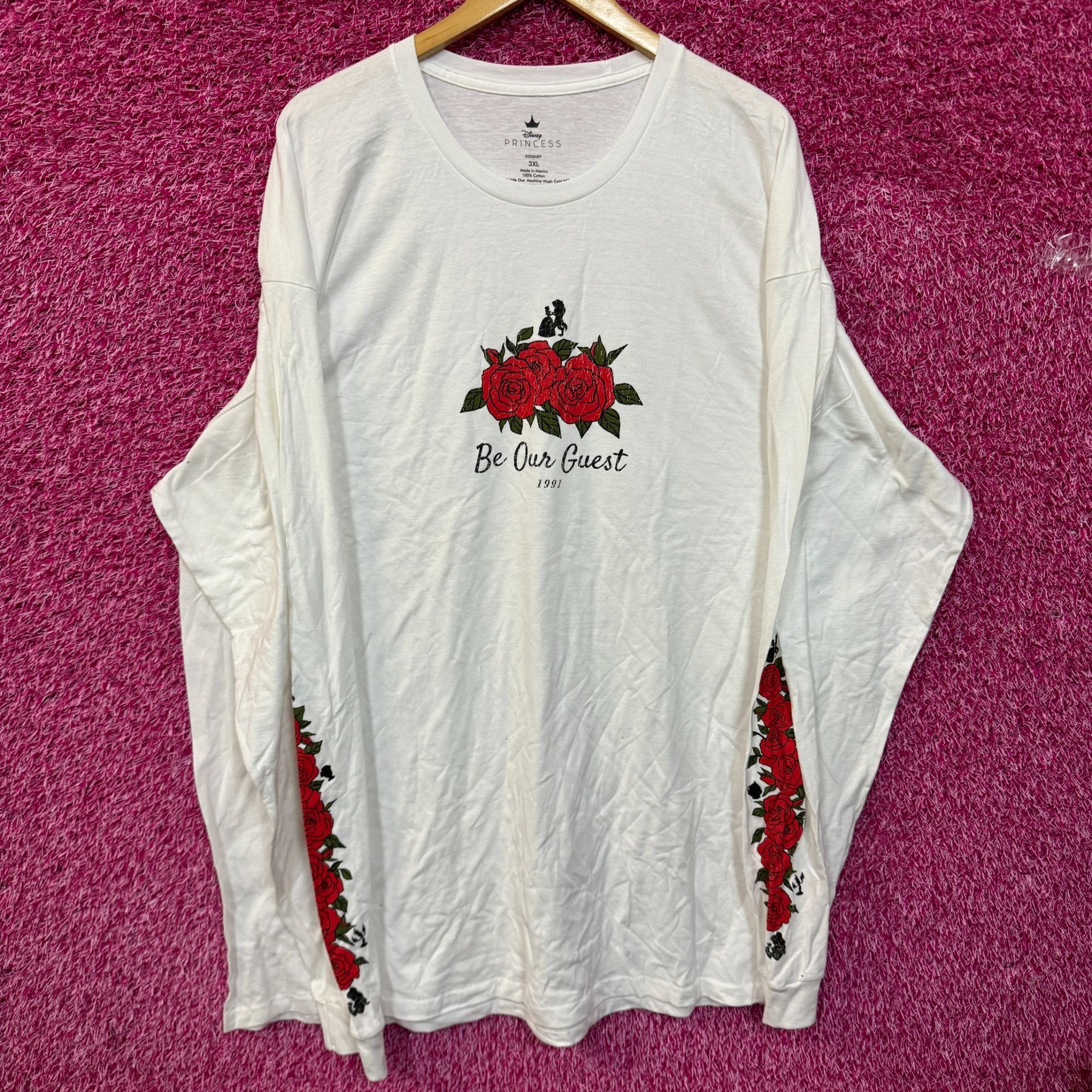 Disney Beauty and the Beast Be Our Guest l/s Tshirt size 2XL Size US XXL / EU 58 / 5 - 1 Thumbnail