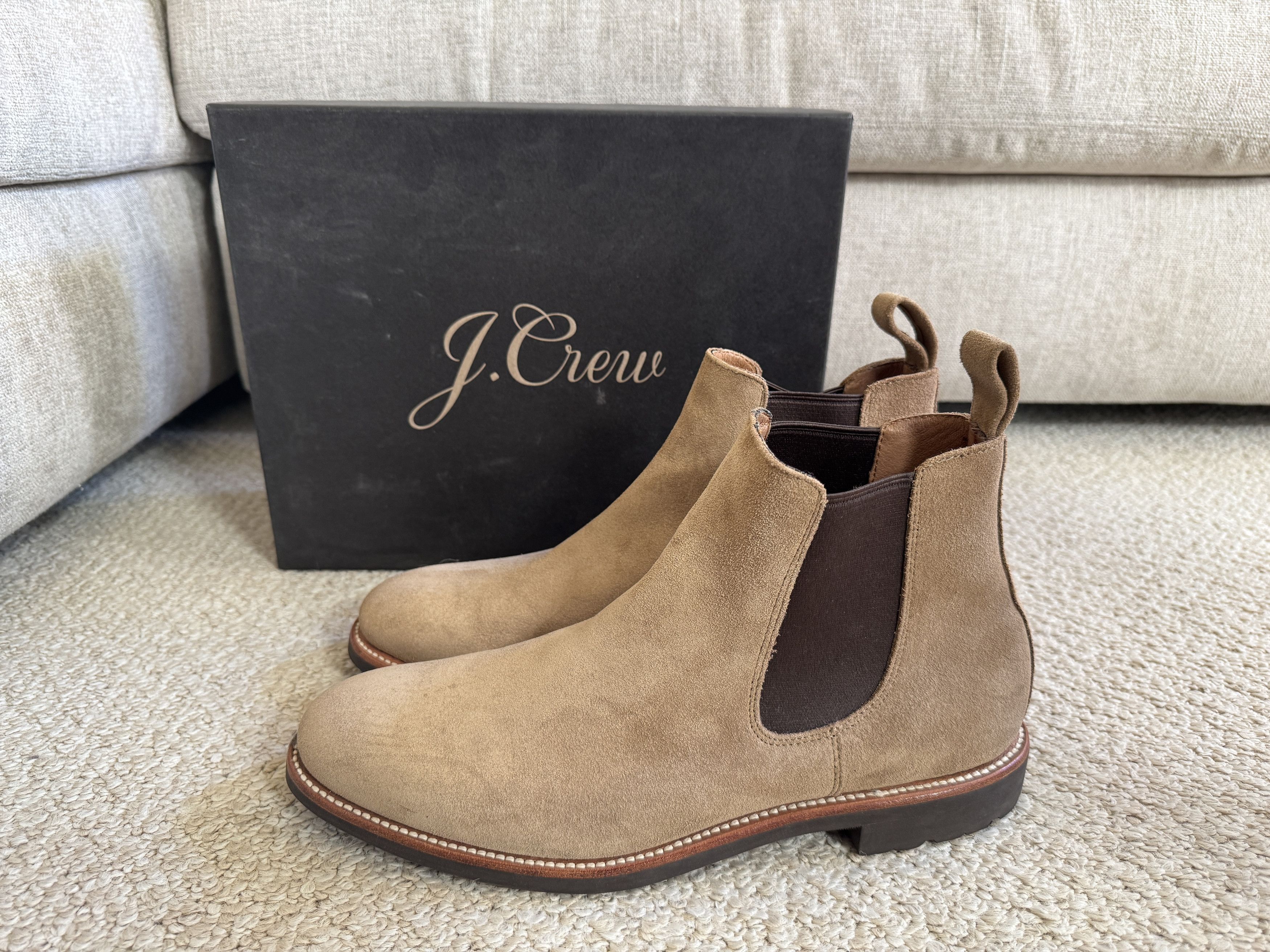 J.Crew MacaLister Suede boots- Anchor Gray Mens Size 9 AQ227_BR6216 main image 2