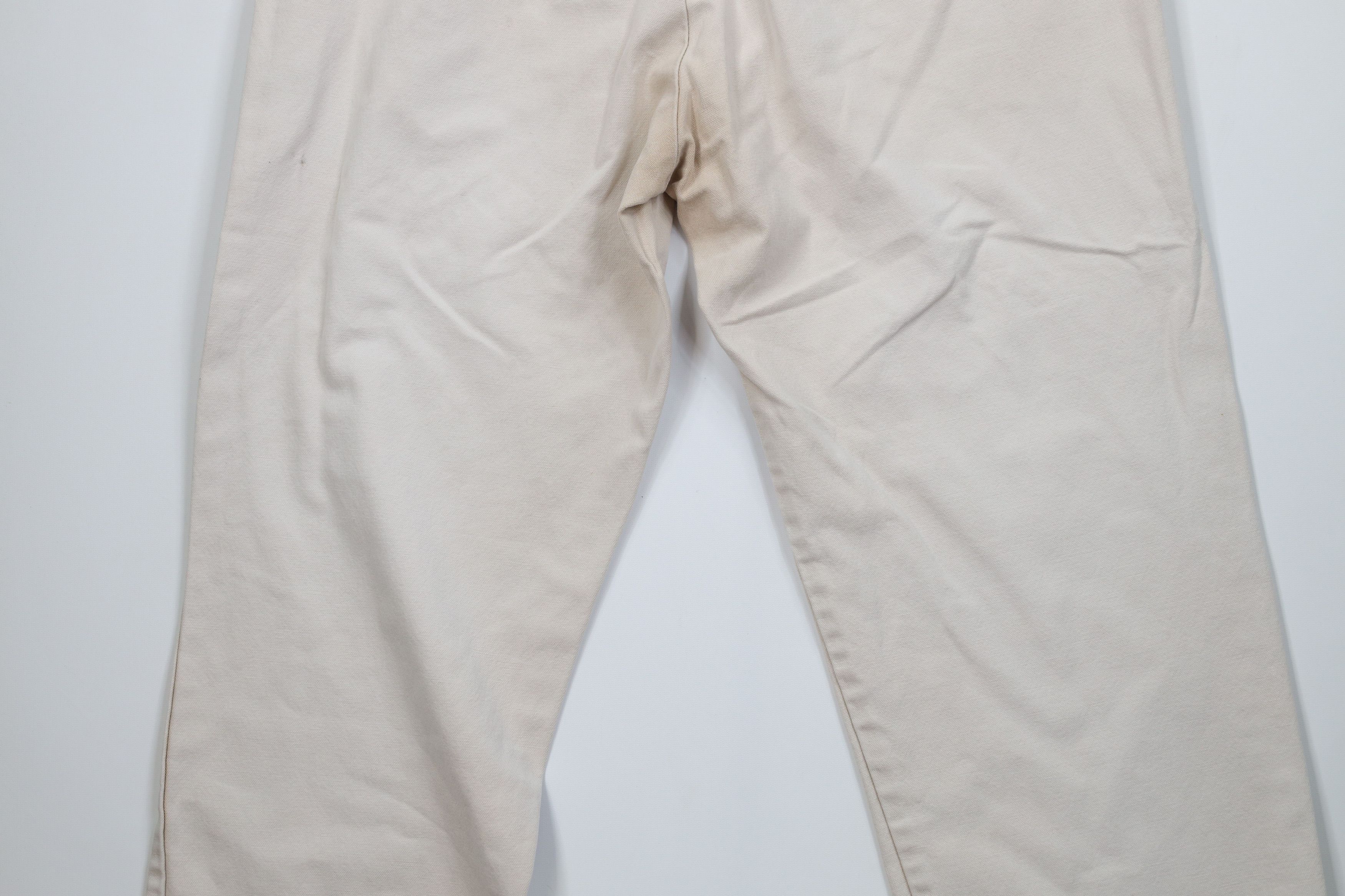 Vintage Vintage 90s Button Fly Canvas Tie Back Pants Brown USA Size US 42 / EU 58 - 15 Thumbnail