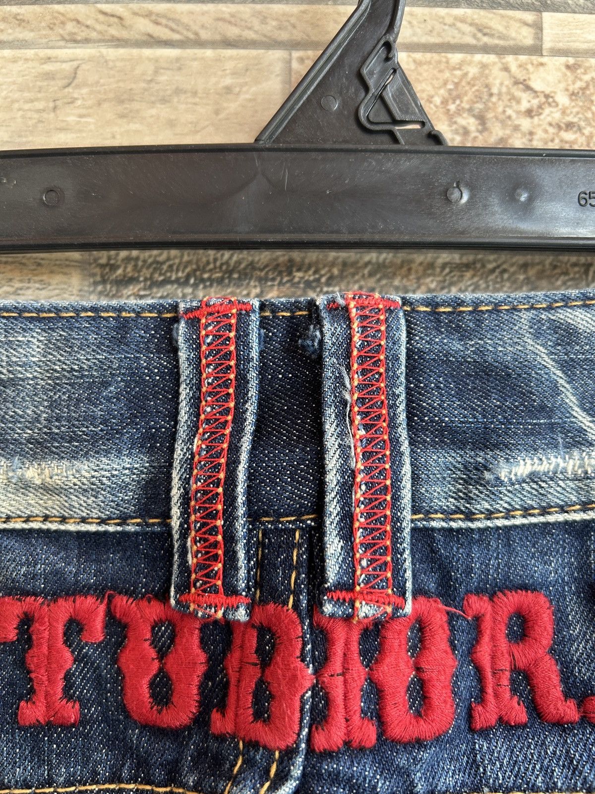 If Six Was Nine 90s Studio RP Faded Flared Bootcut Denim Pants Lgb Style Size US 26 / EU 42 - 13 Thumbnail