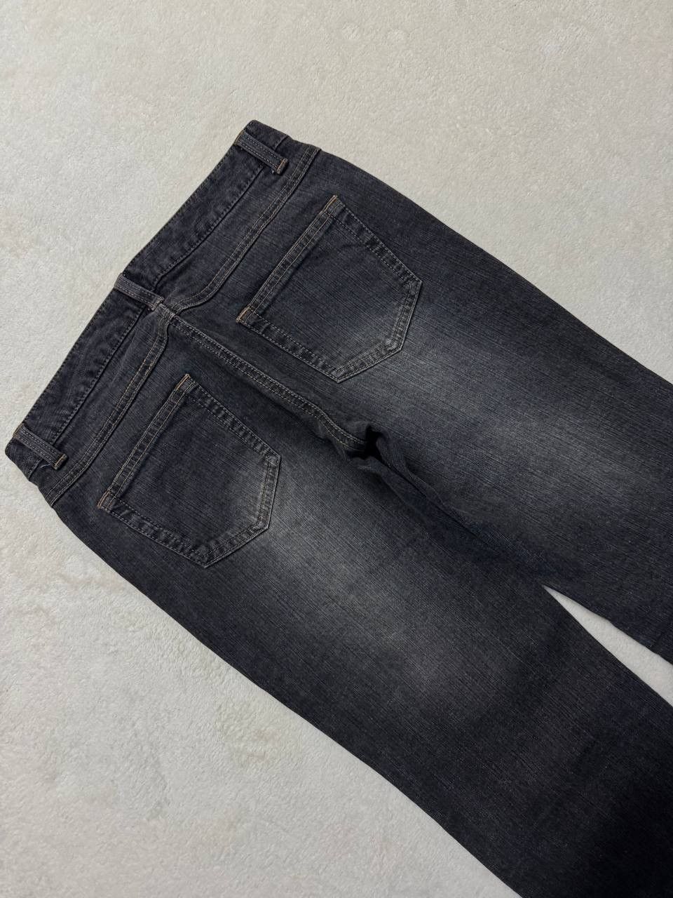 Other BELL BOTTOM 90s Style Japanese Mudwash Insane Bootcut Jeans Size US 27 - 17 Thumbnail